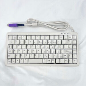 CHERRY Ultra Slim G84-4100 Compact Keyboard USB/PS2 Light Gray